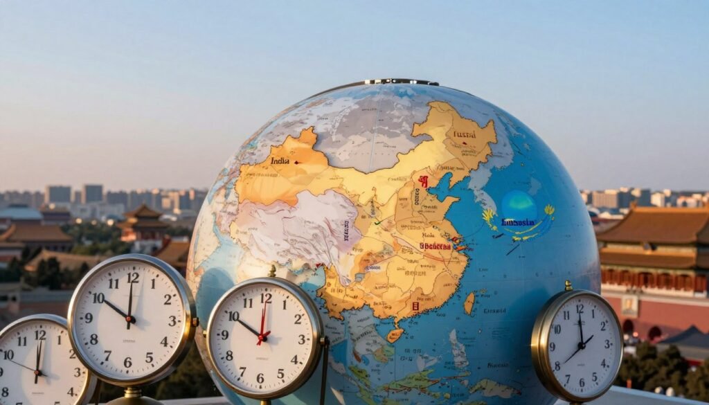 çin komşu ülkelerle saat farkı